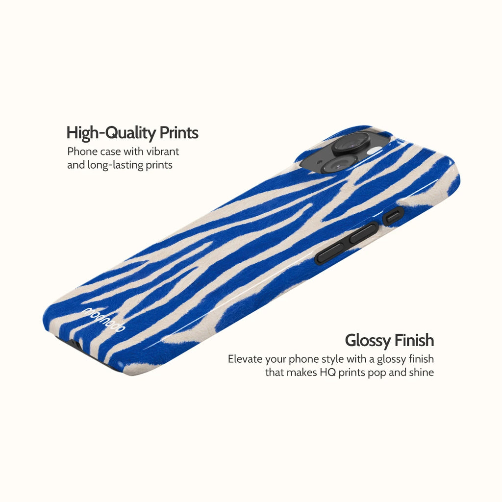 Cobalt Stripe - iPhone 15 Case