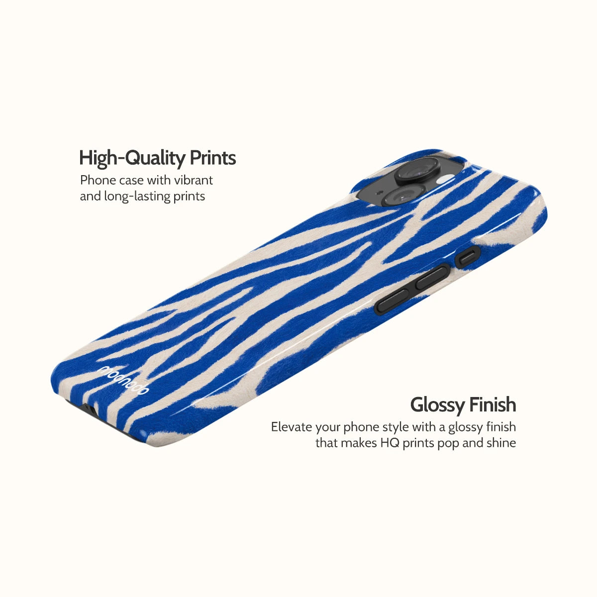 Cobalt Stripe - iPhone 15 Case
