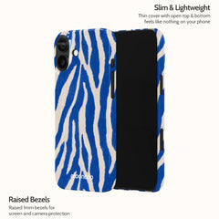 Cobalt Stripe - iPhone 16 Plus Case