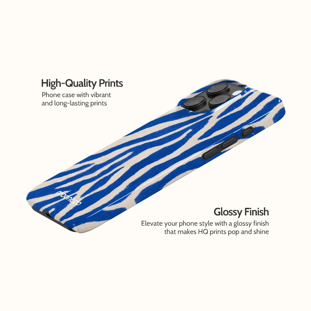 Cobalt Stripe - iPhone 16 Pro Max Case