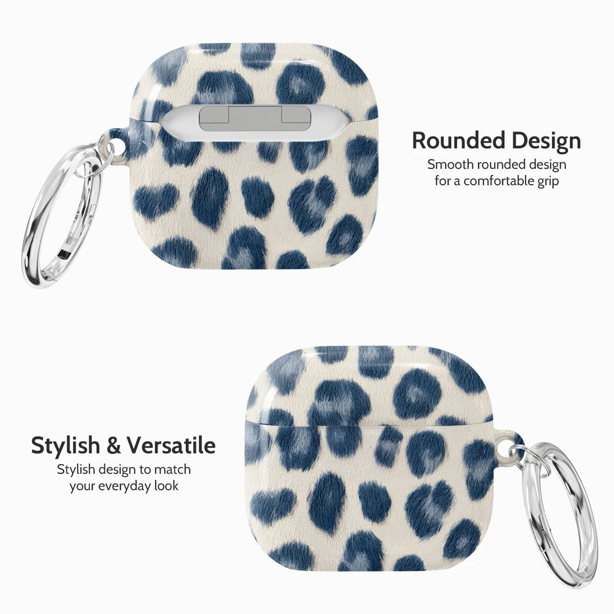 Indigo Leopard - AirPods 4 Case