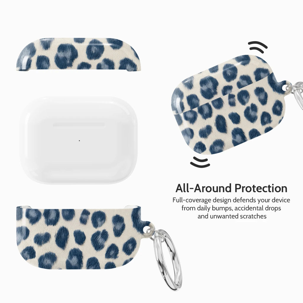 Indigo Leopard - AirPods Pro 1 Case