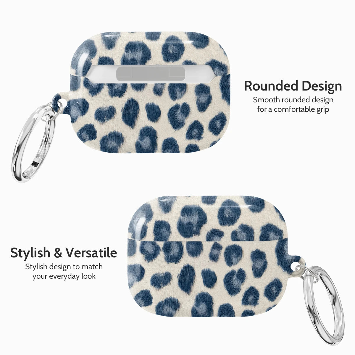 Indigo Leopard - AirPods Pro 1 Case