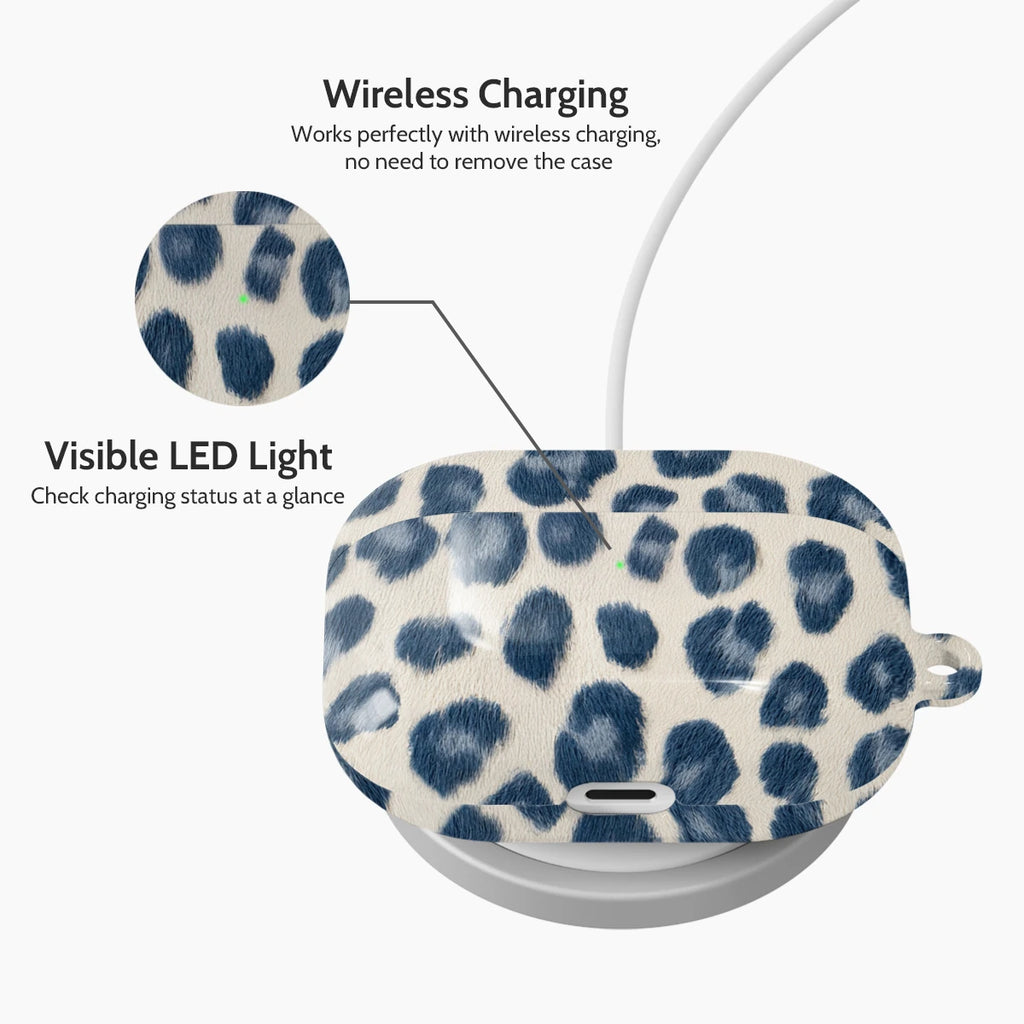 Indigo Leopard - AirPods Pro 1 Case