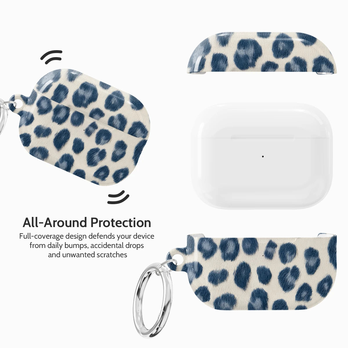 Indigo Leopard - AirPods Pro 2 Case