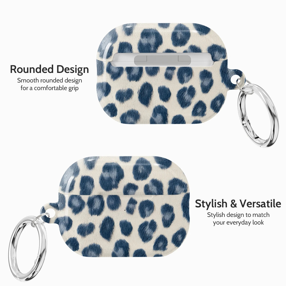 Indigo Leopard - AirPods Pro 2 Case