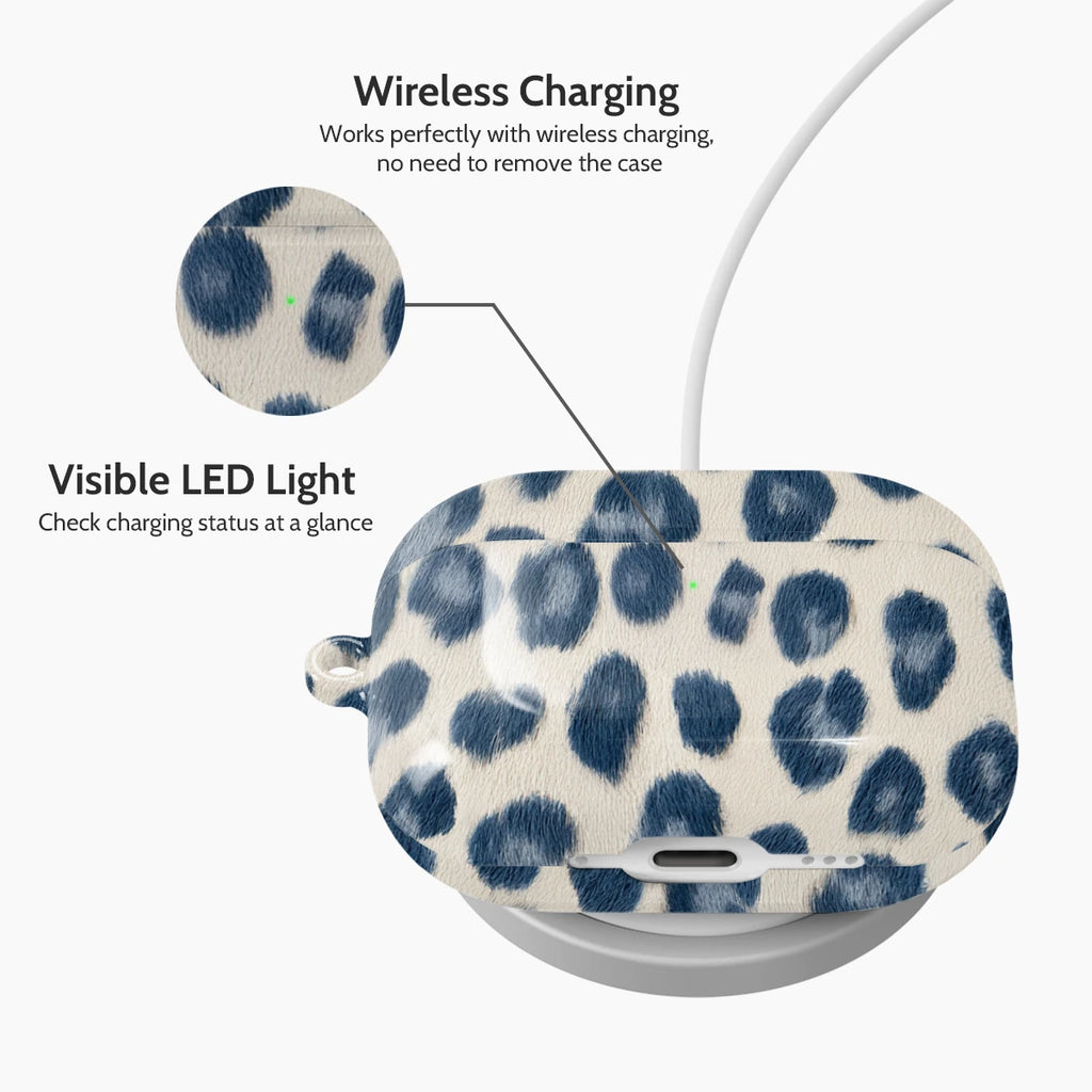 Indigo Leopard - AirPods Pro 3 Case