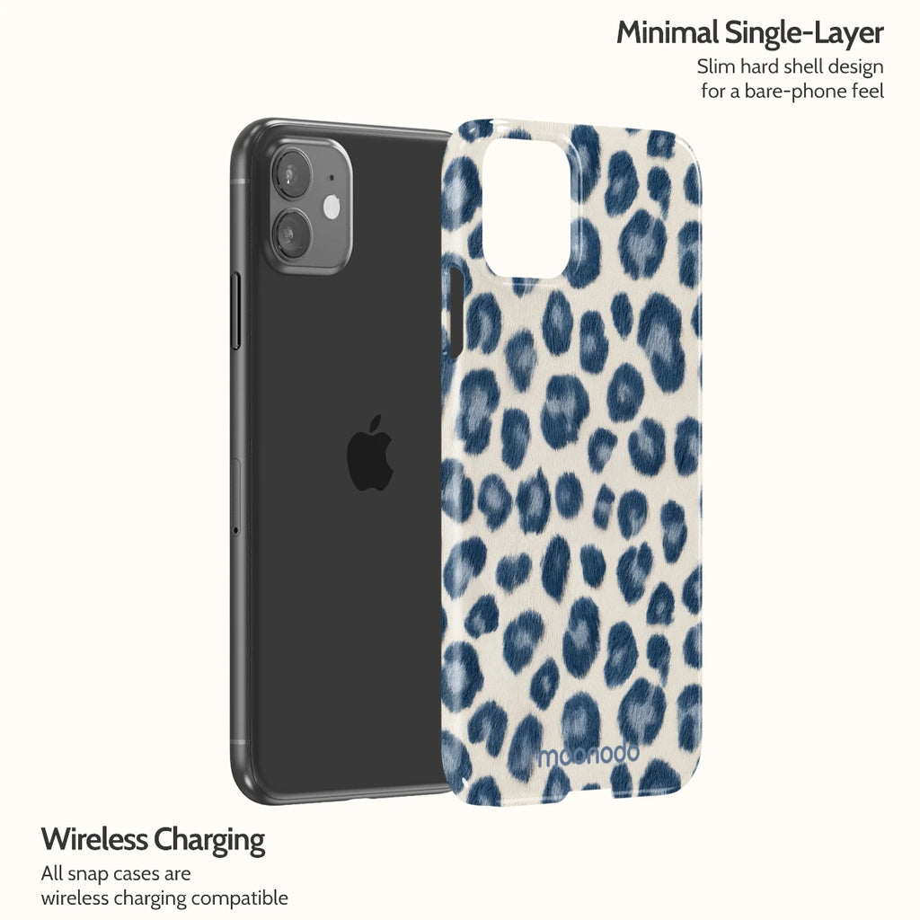 Indigo Leopard - iPhone 11 Case