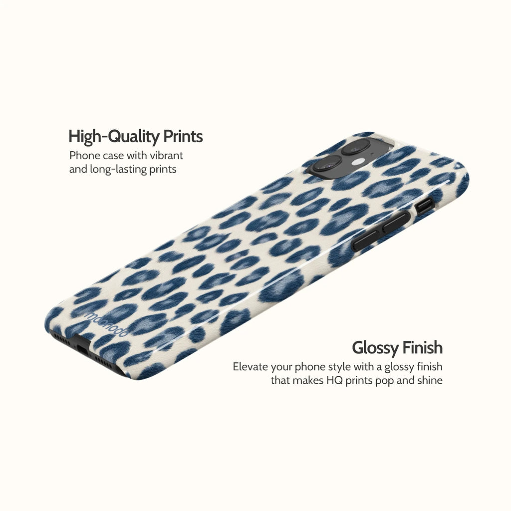 Indigo Leopard - iPhone 11 Case
