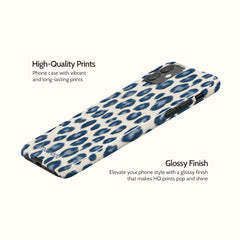 Indigo Leopard - iPhone 11 Case