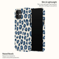 Indigo Leopard - iPhone 12 Case