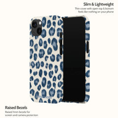 Indigo Leopard - iPhone 13 Case