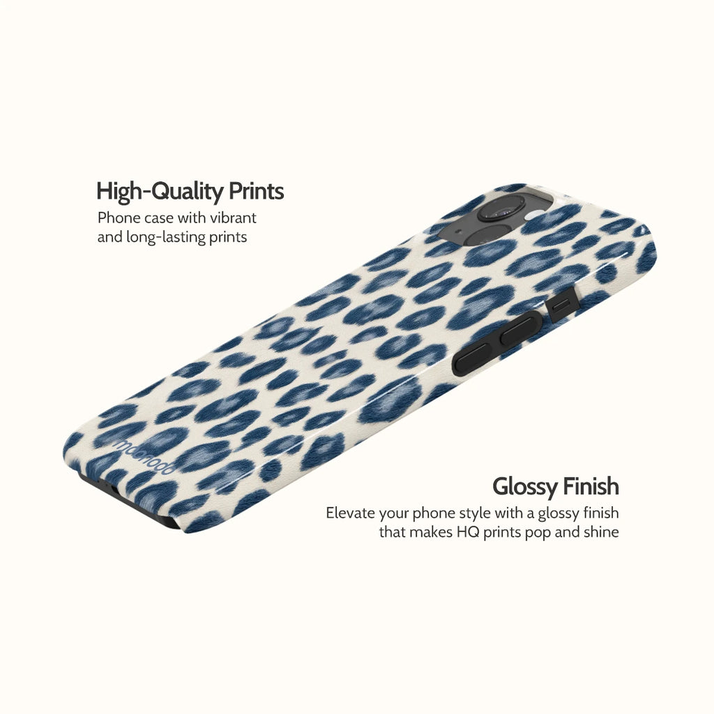 Indigo Leopard - iPhone 13 Case