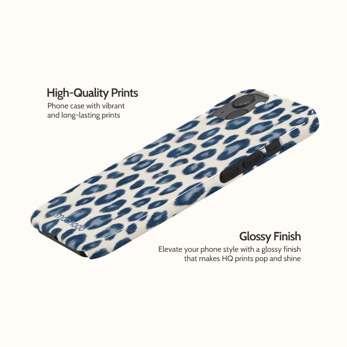 Indigo Leopard - iPhone 13 Case