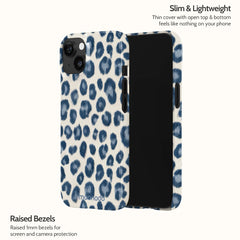 Indigo Leopard - iPhone 14 Case