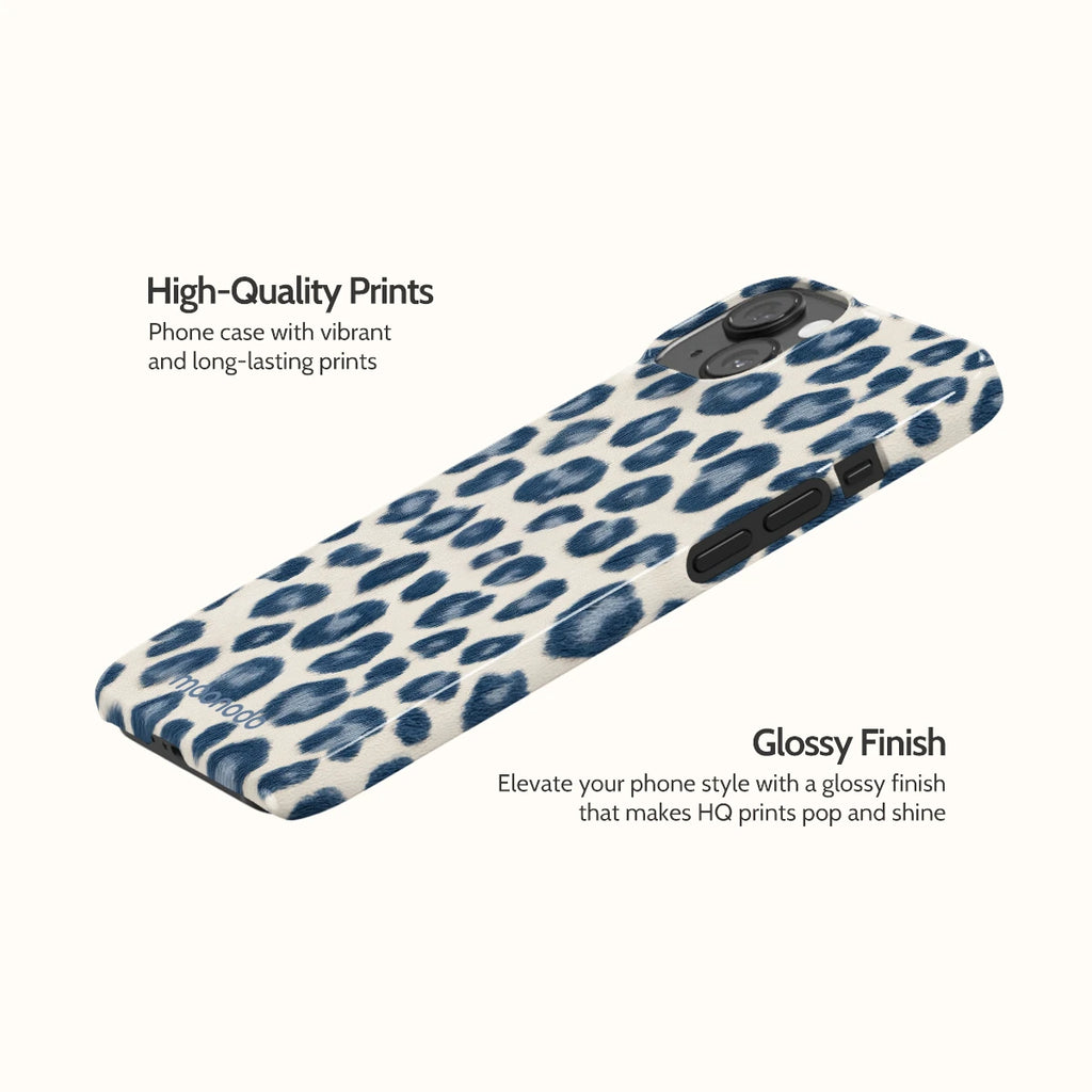 Indigo Leopard - iPhone 14 Case