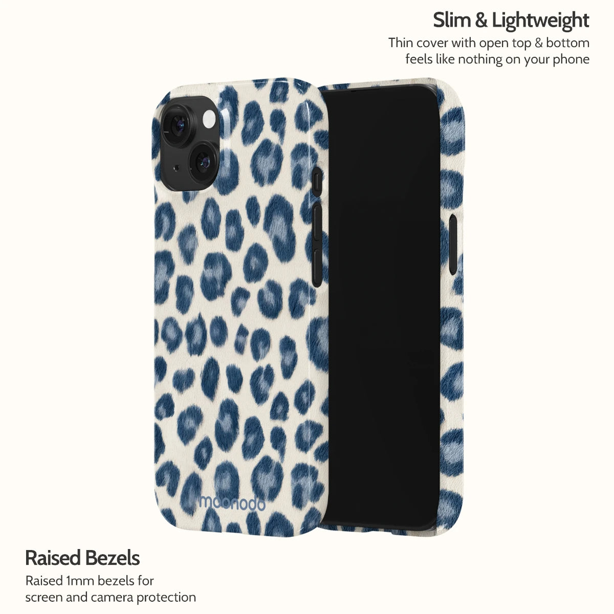Indigo Leopard - iPhone 15 Case