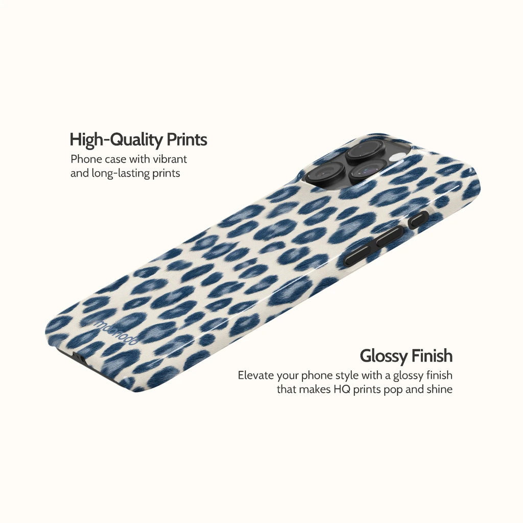 Indigo Leopard - iPhone 15 Pro Max Case