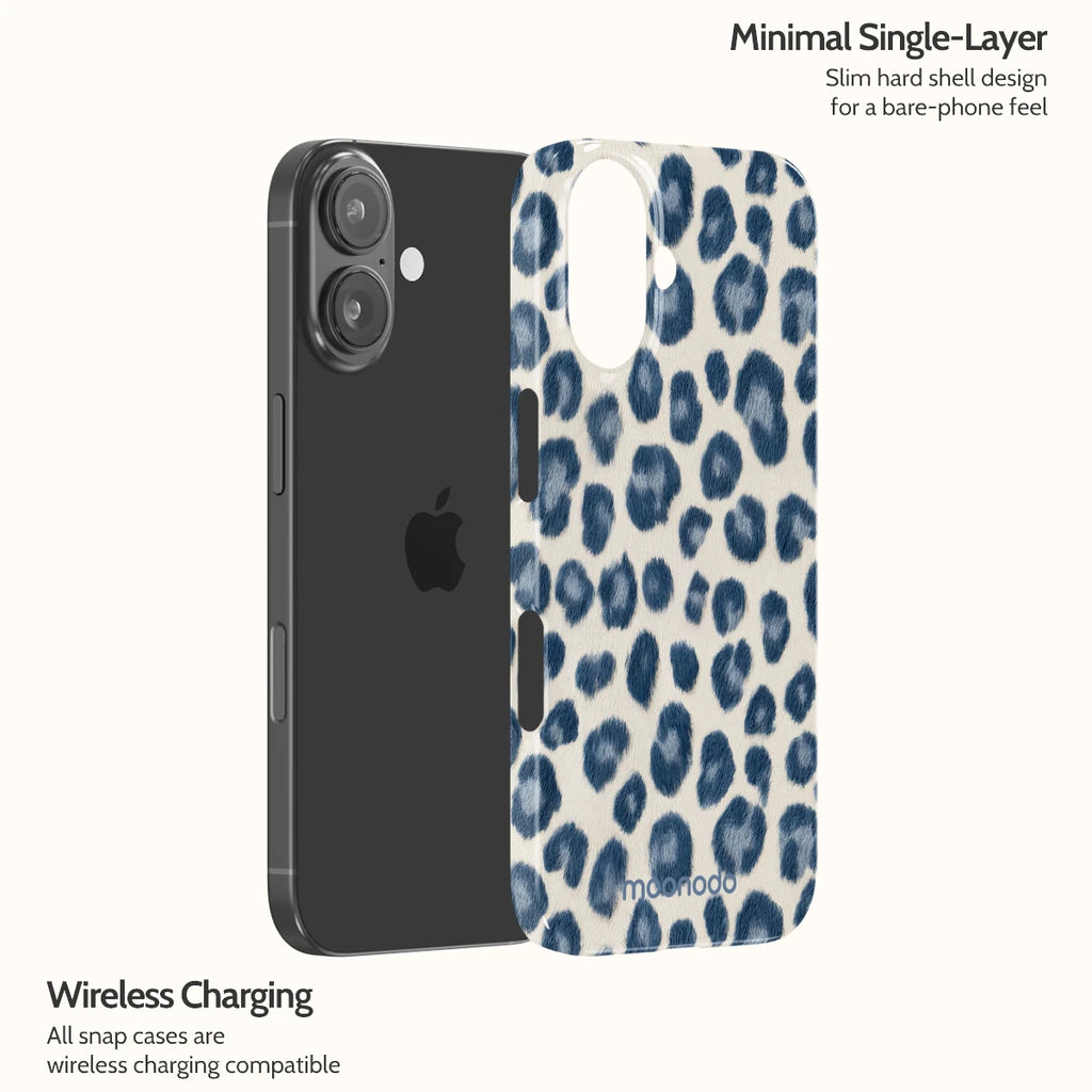 Indigo Leopard - iPhone 16 Case