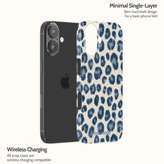 Indigo Leopard - iPhone 16 Case