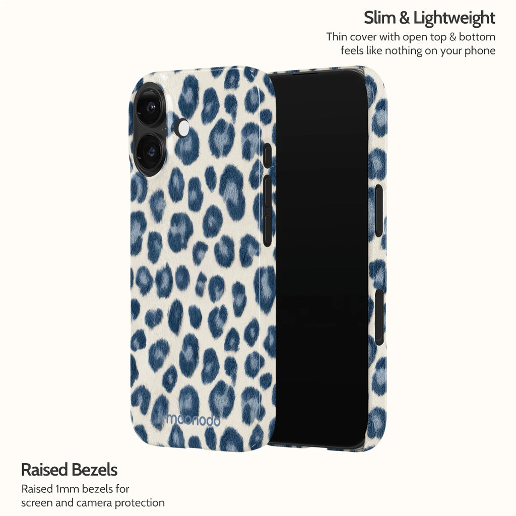 Indigo Leopard - iPhone 16 Case
