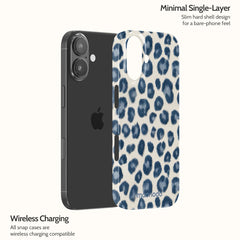 Indigo Leopard - iPhone 17 Case