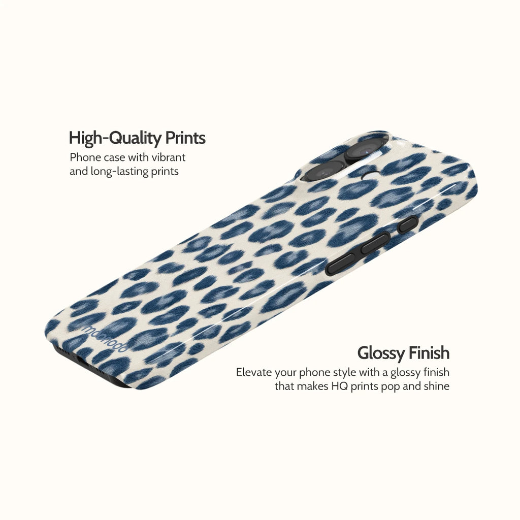 Indigo Leopard - iPhone 17 Case