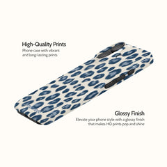 Indigo Leopard - iPhone 17 Case