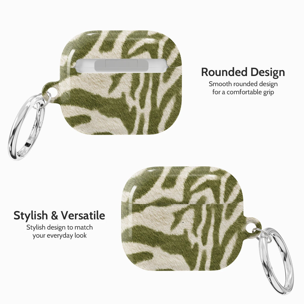 Sage Stripe - AirPods 3 Case