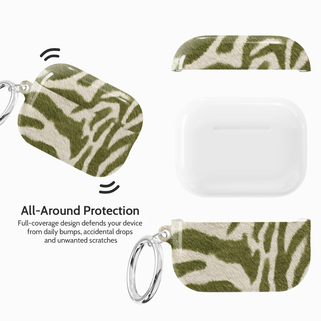 Sage Stripe - AirPods Pro 3 Case