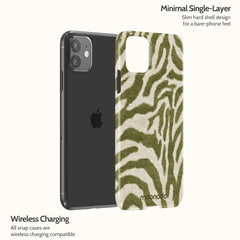 Sage Stripe - iPhone 11 Case