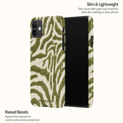 Sage Stripe - iPhone 11 Case