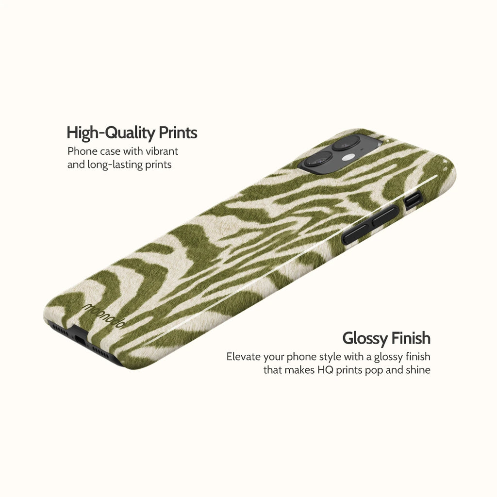 Sage Stripe - iPhone 11 Case
