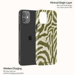 Sage Stripe - iPhone 12 Case