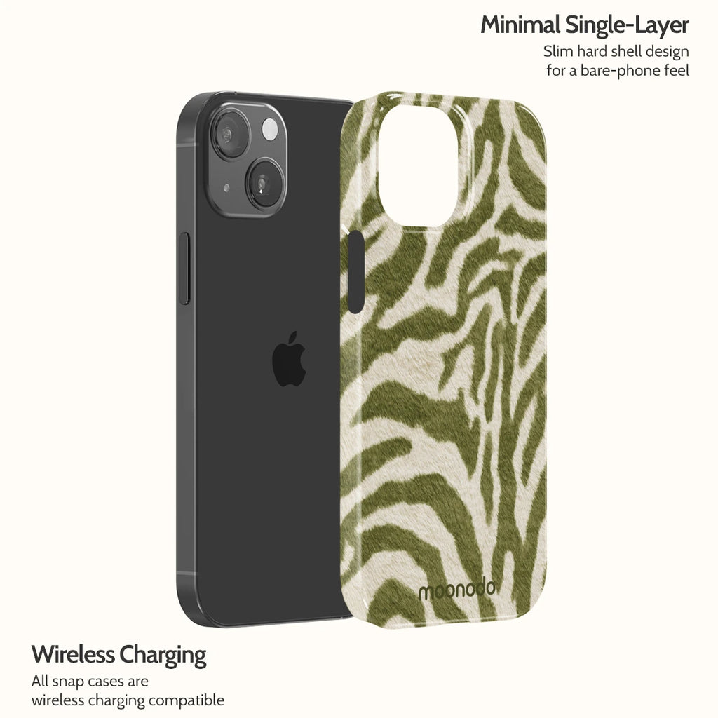 Sage Stripe - iPhone 13 Mini Case