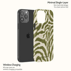 Sage Stripe - iPhone 13 Pro Max Case