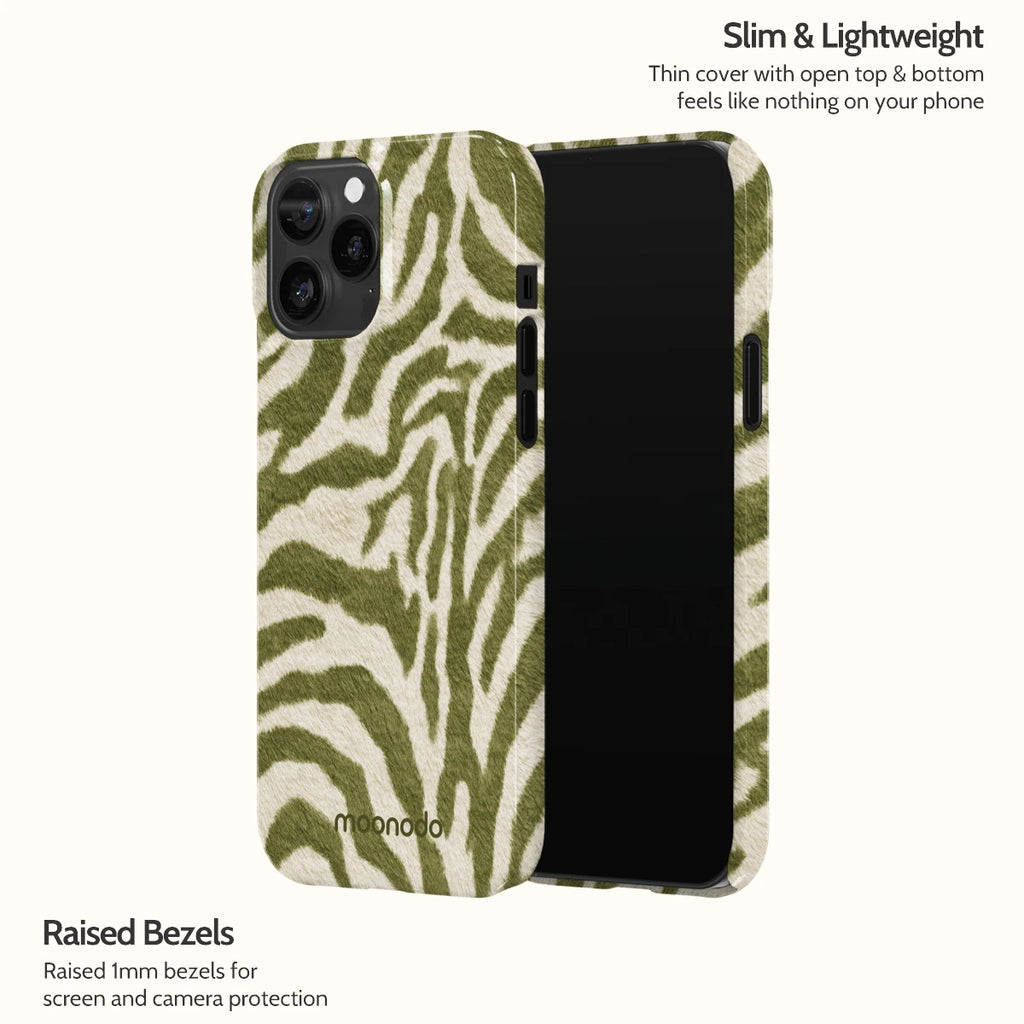 Sage Stripe - iPhone 13 Pro Max Case