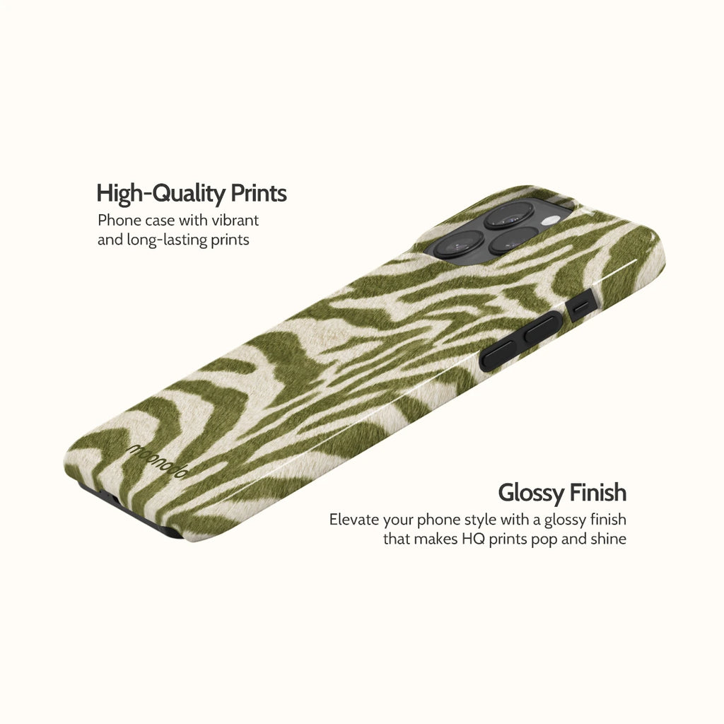 Sage Stripe - iPhone 13 Pro Max Case