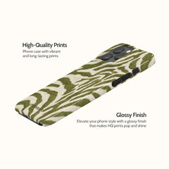 Sage Stripe - iPhone 13 Pro Max Case