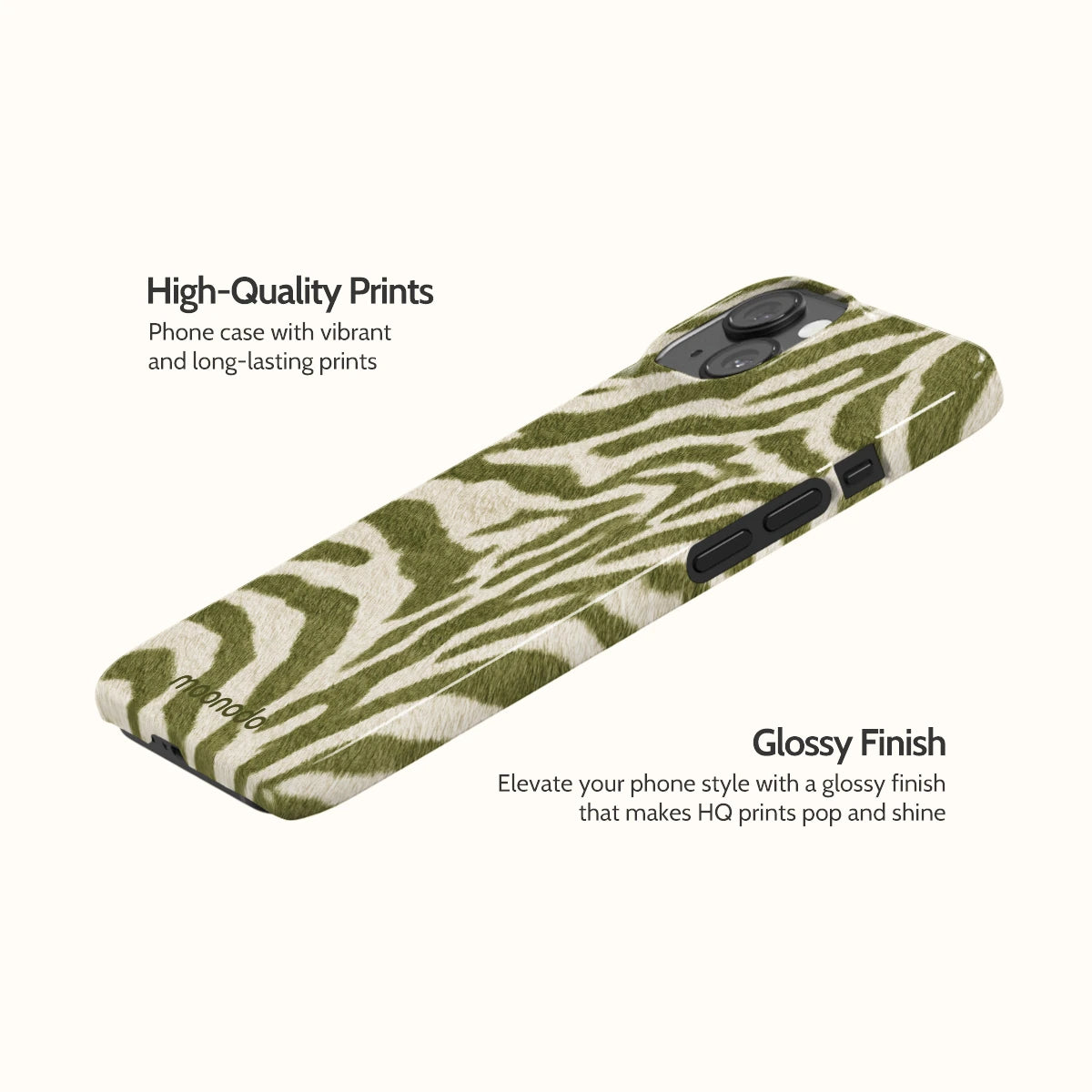 Sage Stripe - iPhone 14 Case