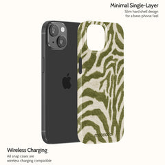 Sage Stripe - iPhone 15 Case