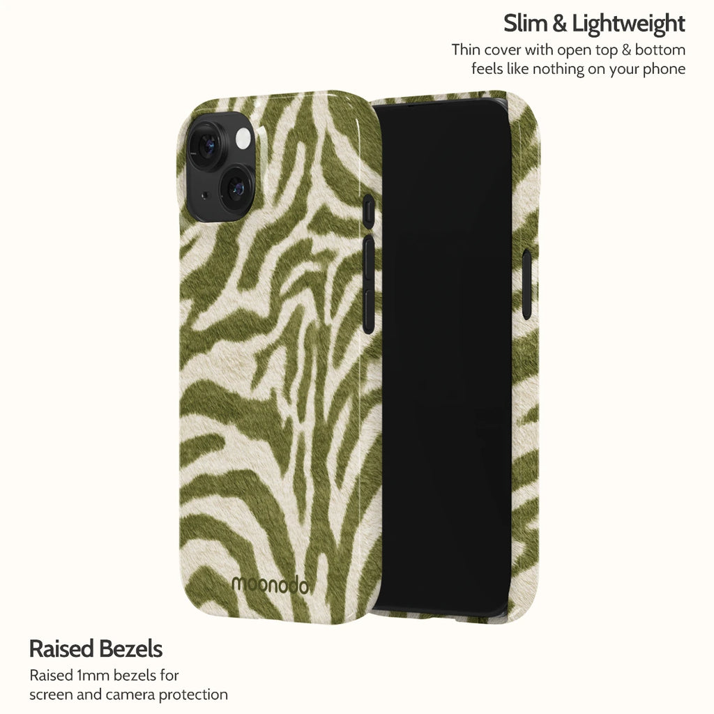 Sage Stripe - iPhone 15 Case