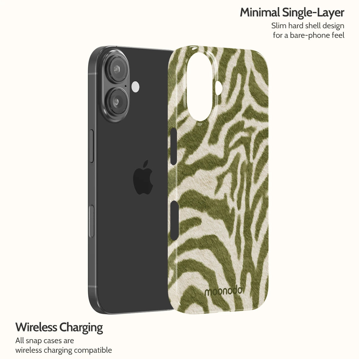 Sage Stripe - iPhone 16 Case