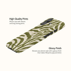 Sage Stripe - iPhone 16 Case