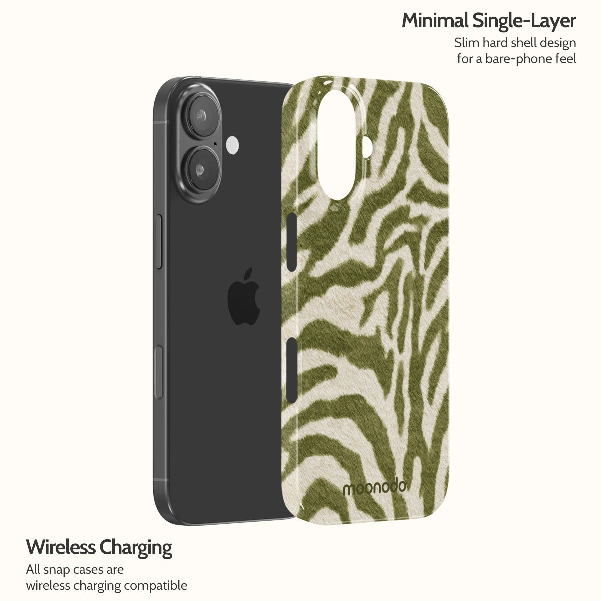 Sage Stripe - iPhone 17 Case