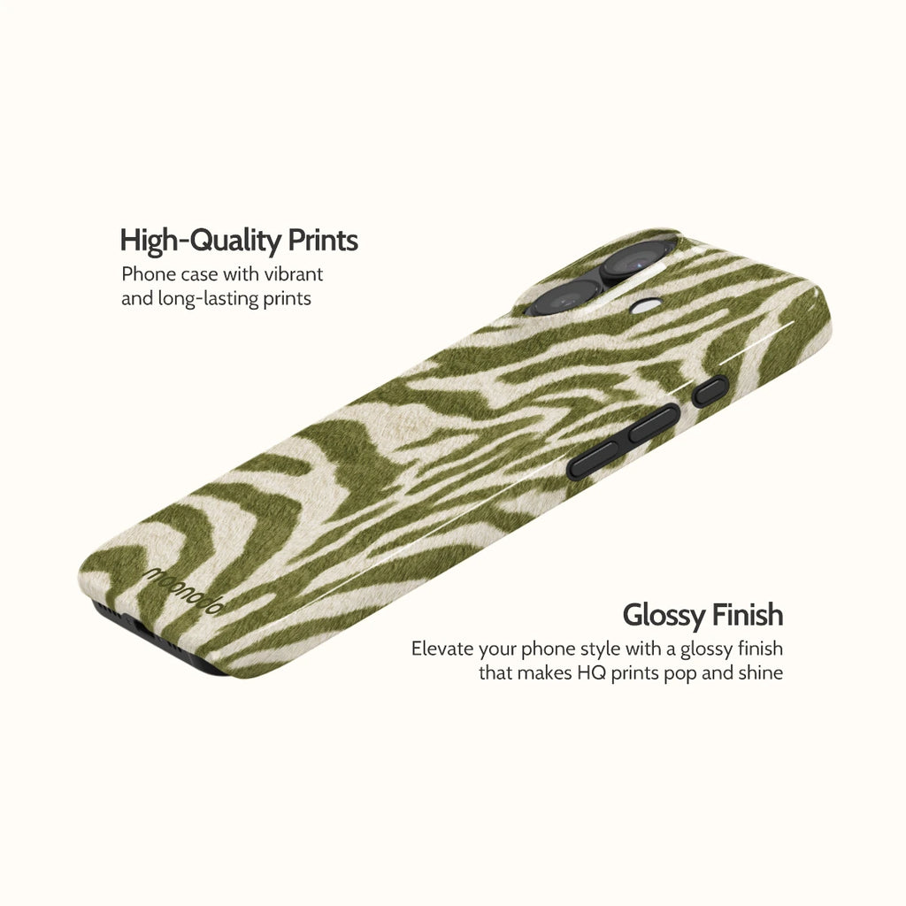 Sage Stripe - iPhone 17 Case