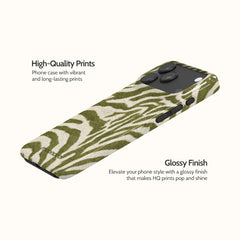 Sage Stripe - iPhone 18 Pro Max Case