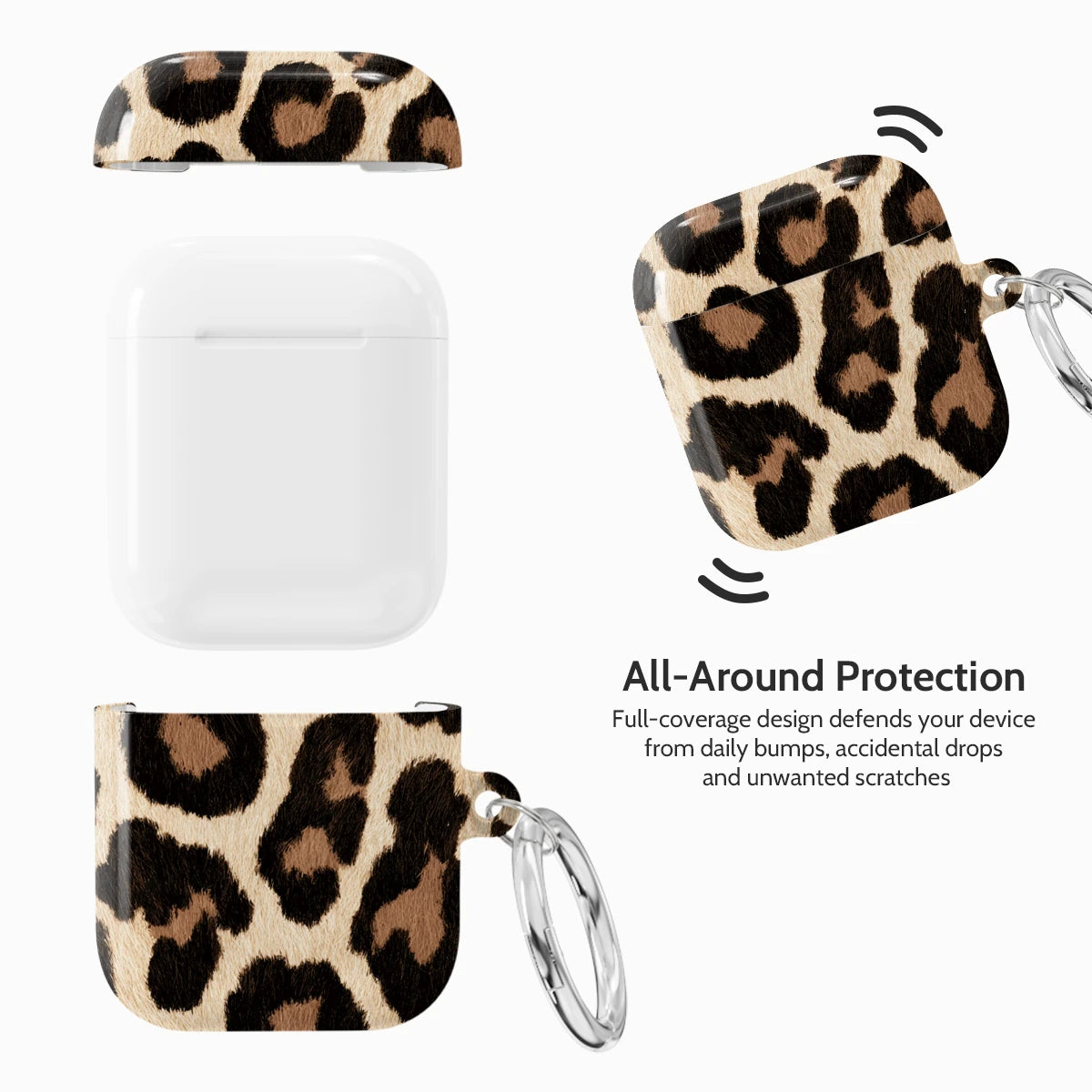Truffle Leopard - AirPods 1 & 2 Case