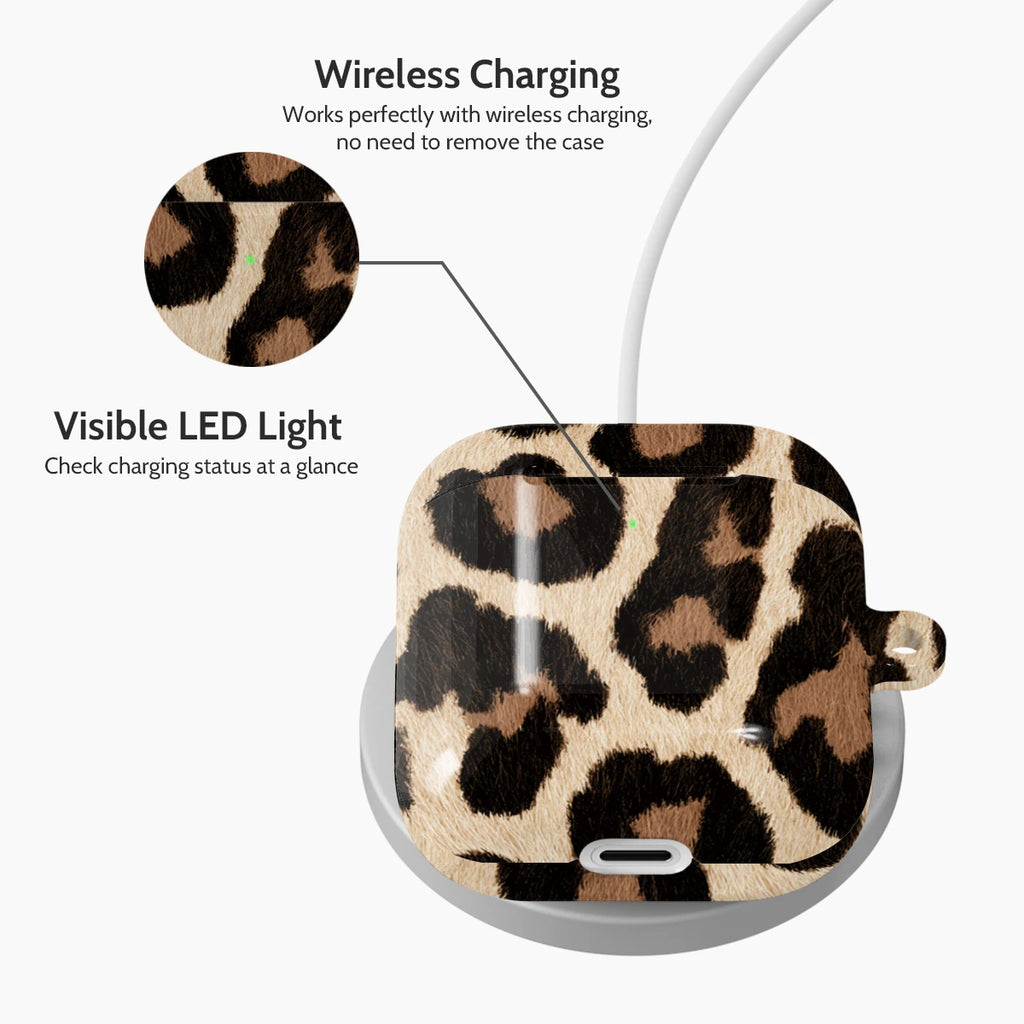 Truffle Leopard - AirPods 1 & 2 Case