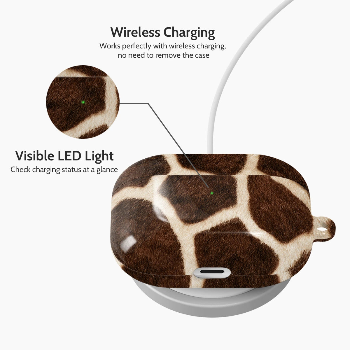 Espresso Giraffe - AirPods Pro 1 Case